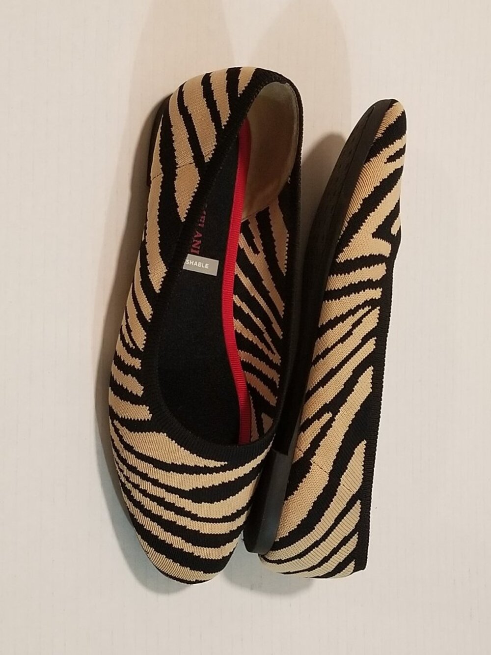Antonio Melani - Tiger Print - Ballet Slip on Flat Shoes - 7.5M